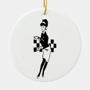 SKA Dancer Keramisch Ornament