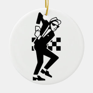 SKA Dancer Keramisch Ornament