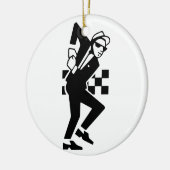 SKA Dancer Keramisch Ornament (Links)