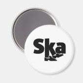 SKA dansende voeten Magneet (Voorkant / Achterkant)
