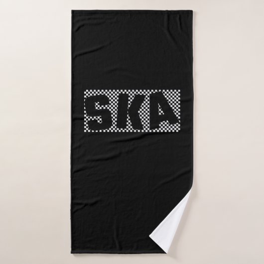 Ska Muster Old School Jazz Musikstil (Serviette de bain)
