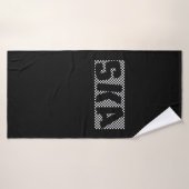 Ska Muster Old School Jazz Musikstil (Serviette de bain)
