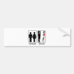 Ska-probleem opgelost bumpersticker