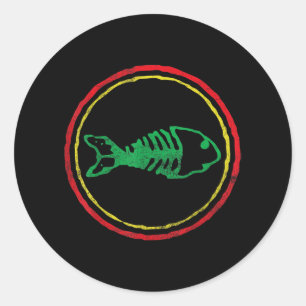 Ska Punk Mannen Vrouwen Moeders Vaders Dag Ronde Sticker
