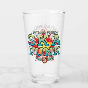 SKA Punk Soul Glass Tumbler