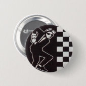 ska skanking guy ronde button 5,7 cm (Voorkant /achterkant)