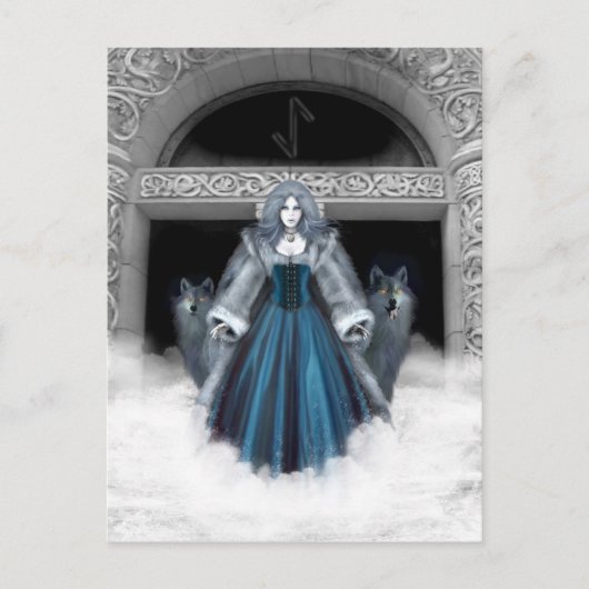 Skadi-briefkaart van Nellis Eketorp Briefkaart (Voorkant)