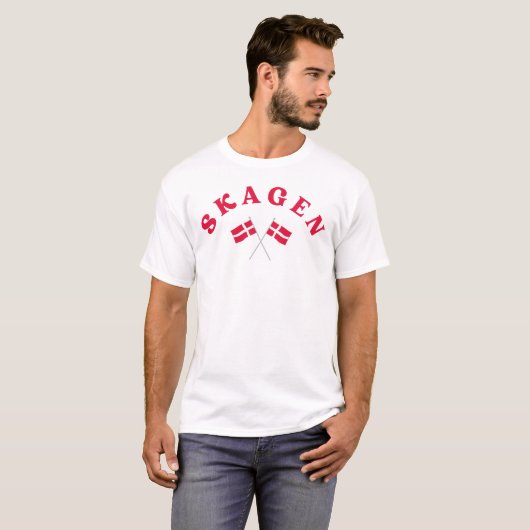 SKAGEN Denemarken T-shirt (Voorkant volledig)