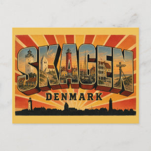 Skagen Denemarken Vuurtoren Briefkaart