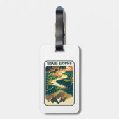 Skagit River Washington Kleuren Bagagelabel (Achterkant verticaal)