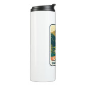 Skagit River Washington Kleuren Thermosbeker (Gedraaid links)