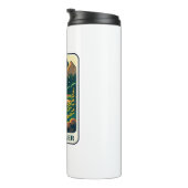 Skagit River Washington Kleuren Thermosbeker (Geroteerd rechts)