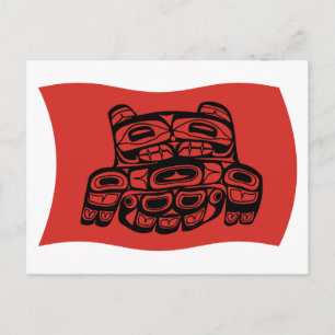 Skagit Stam Vlag Postkaart