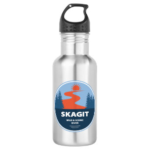 Skagit Wild en Schilderachtig River Washington Waterfles