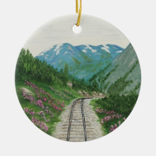 Skagway Railroad Ornament (Voorkant)