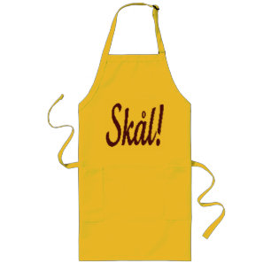 Skal Norway Cheers Barbeque Apron Lang Schort