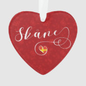 Skåne Flag Heart, Suède, Scanie (dos)