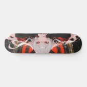 Skate garota de anime skateboard (Horizontaal)