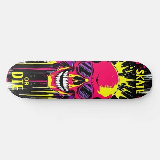 Skate or Die 3 - Skateboard Deck - Punk Grunge (Horizontaal)