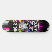 Skate or Die Nº4 - Skateboard Deck - Punk Grunge (Horz)