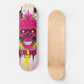 Skate or Die Nº5 - Skateboard Deck - Punk Grunge (Recto)