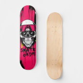 Skate or Die Nº6 - Skateboard Deck - Punk Grunge (Recto)