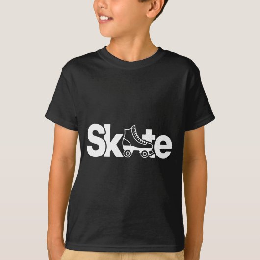 Skate Roller Skate Roller Skating Roller Skater  T-shirt (Voorkant)