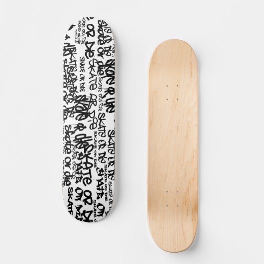 skate-skateboardplanken en die skateboard (Voorkant)