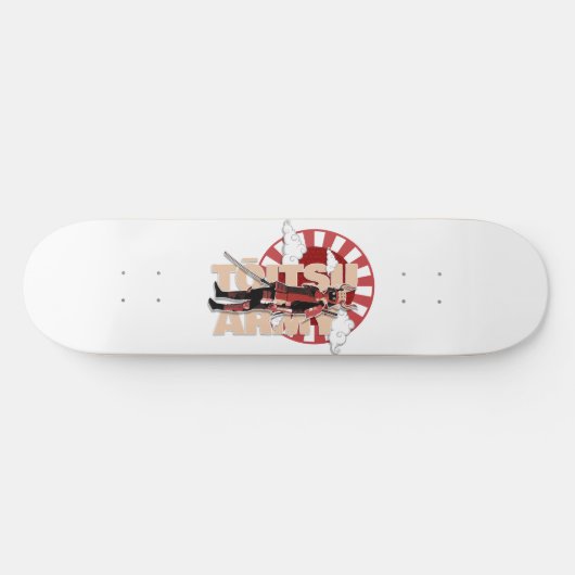 Skate Toitsu Army Red Samouraj Skateboard (Horizontaal)