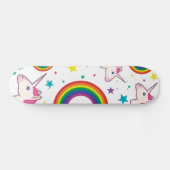 Skate Unicórnio Emoji Skateboard (Horizontaal)