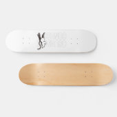 Skateboard フー - ピンクの猫 ブラック - Foo! Black Version - Pink kitty (Horz)