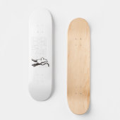 Skateboard フー - ピンクの猫 ブラック - Foo! Black Version - Pink kitty (Recto)