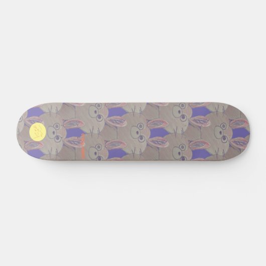 Skateboard ベイブオンスケイト-pastel-シリーズ Crazy rabbit (Horz)