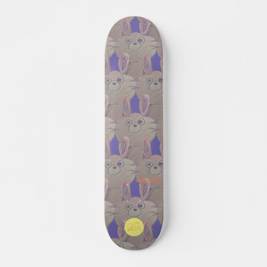 Skateboard ベイブオンスケイト-pastel-シリーズ Crazy rabbit (Devant)