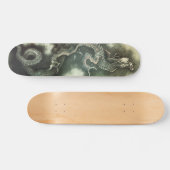 Skateboard 北斎の龍, dragon de Hokusai de 北斎, Hokusai, art (Horz)