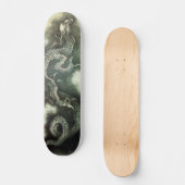 Skateboard 北斎の龍, dragon de Hokusai de 北斎, Hokusai, art (Recto)