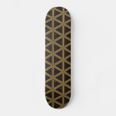 Skateboard 日本の伝統文様 毘沙門亀甲 Japan traditional (Recto)