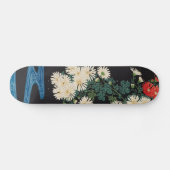 Skateboard 菊 に 流 水, 古 Chrysanthemums & Stream, Koson, Ukiyo-e (Horz)