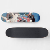 Skateboard 金太郎と動物, 国芳 Kintaro et animaux, Kuniyoshi, Ukiyo-e (Horz)