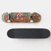 Skateboard 鬼若丸の鯉退治, carpe de monstre de 国芳, Kuniyoshi, (Horz)