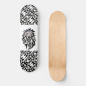 Skateboard 010 - Lion d'Afrique (Recto)