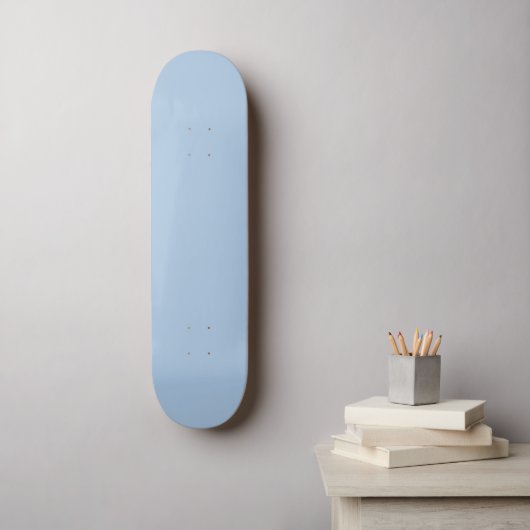 Skateboard #027 Collection de couleurs bleu clair gris (Art mural)