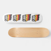 Skateboard 100% Allemand Wavy Flag Design (Horz)