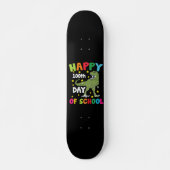 Skateboard 100 jours d'école Trex 100e jour d'école (Devant)