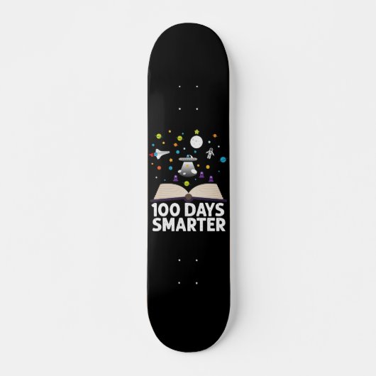 Skateboard 100e Jour De L'École 100 Jours Livres Smartres Esp (Devant)
