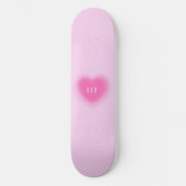 Skateboard 111 Joli Coeur rose Angel esthétique Numéro (Recto)