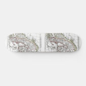 Skateboard 1806 Carte - La Suede au Danemarck (Horz)
