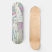 Skateboard 1870 Carte New York City Central Park (Recto)