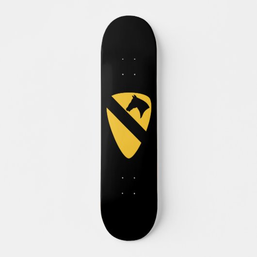 Skateboard 1re division de cavalerie Patch Patriotic (Devant)