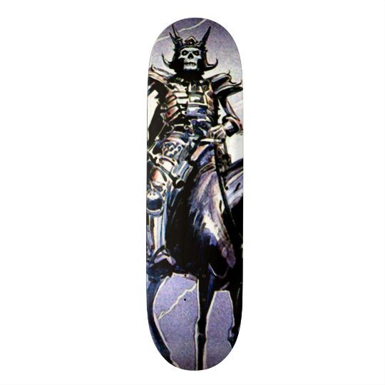 Skateboard 20,6 Cm Panneau fait sur commande de parc de cavalier pâle